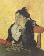 Vincent Van Gogh, L'Arlesienne:Madame Ginoux wtih Books (nn04)